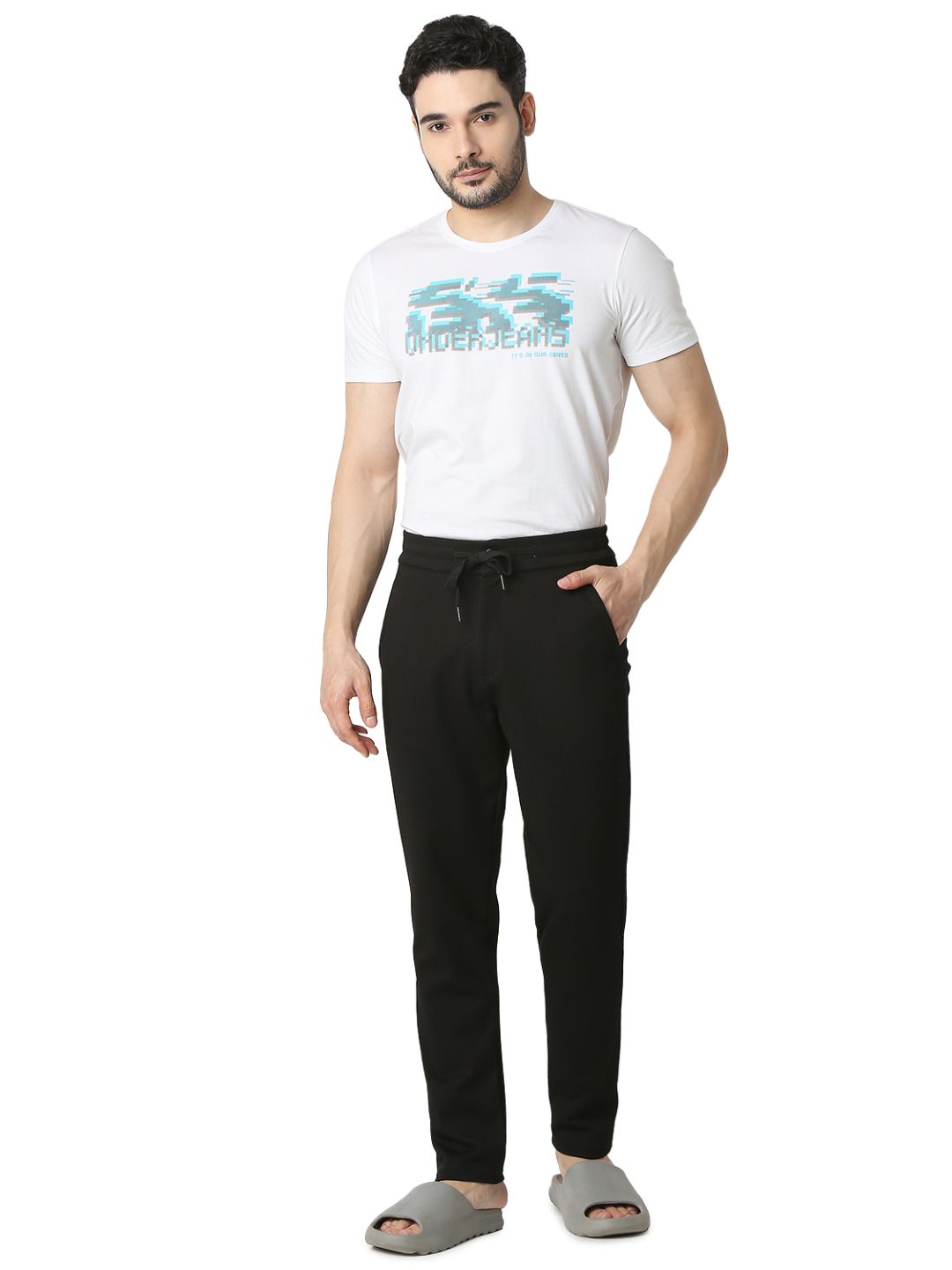 Underjeans Cargo Pant Regular Fit Black