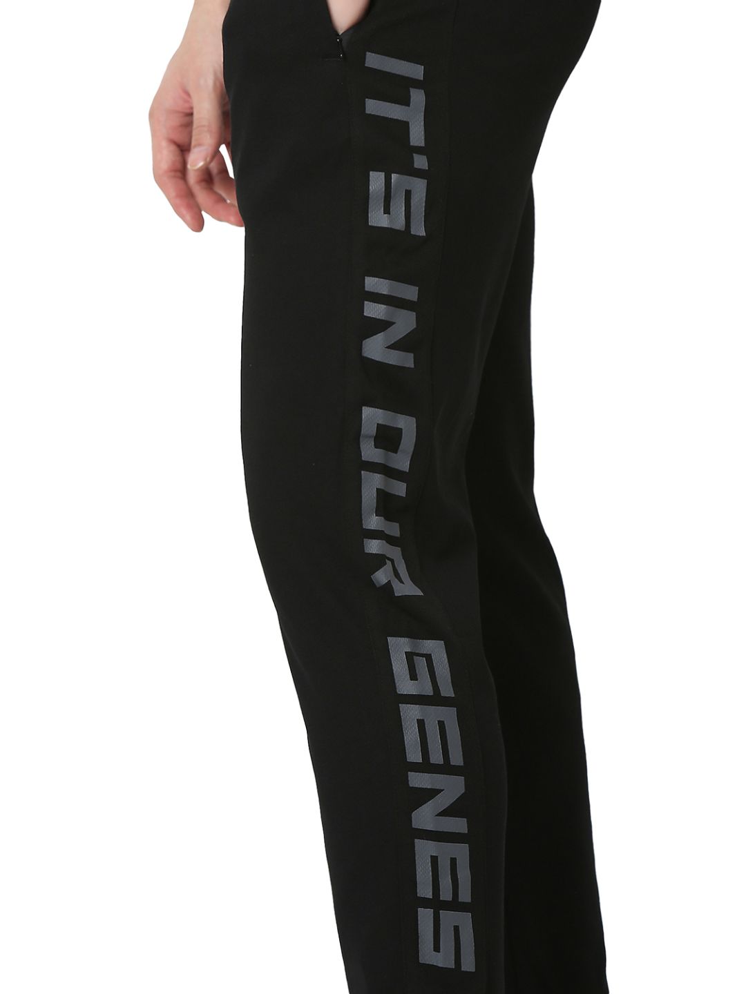 Underjeans by Spykar Black Lounge Pant