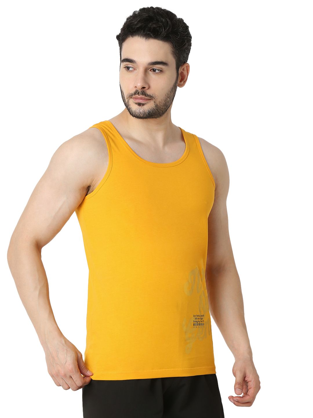 Underjeans Yellow Regular Fit Vest