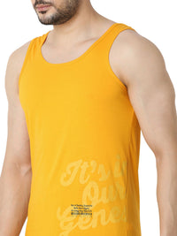 Underjeans Yellow Regular Fit Vest