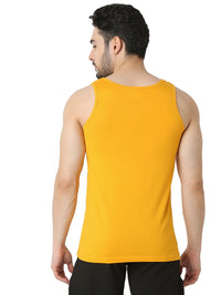 Underjeans Yellow Regular Fit Vest