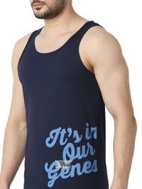 Underjeans Navy Regular Fit Vest