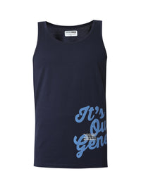 Underjeans Navy Regular Fit Vest