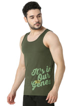 Underjeans Olive Regular Fit Vest