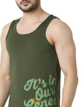 Underjeans Olive Regular Fit Vest