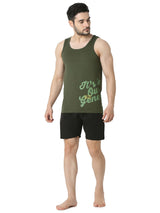 Underjeans Olive Regular Fit Vest
