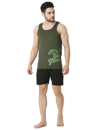 Underjeans Olive Regular Fit Vest