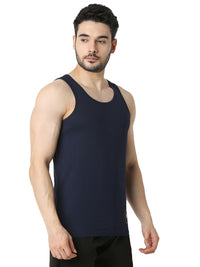 Underjeans Navy Regular Fit Vest