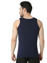 Underjeans Navy Regular Fit Vest