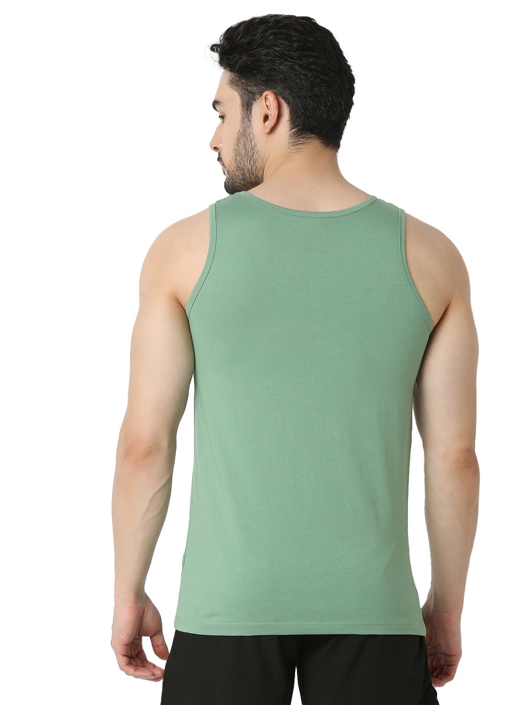 Underjeans By Spykar Men Premium Green Vest