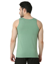 Underjeans Green Regular Fit Vest