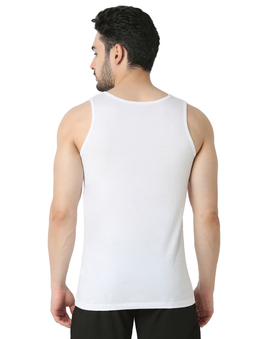 Underjeans By Spykar Men Premium White Vest