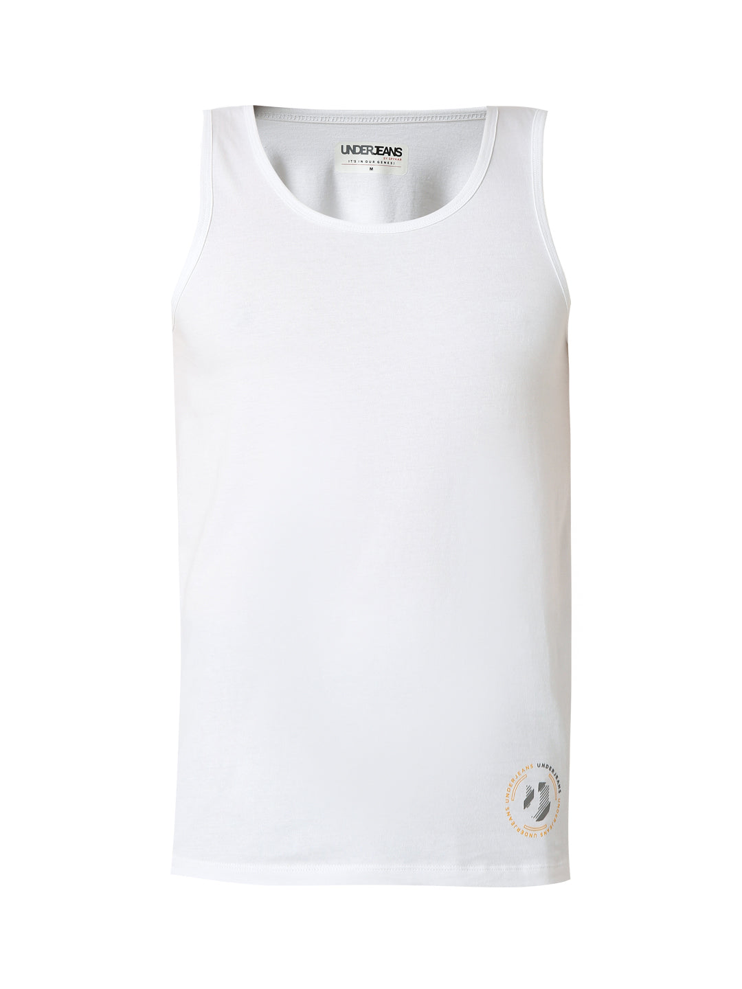 Underjeans By Spykar Men Premium White Vest