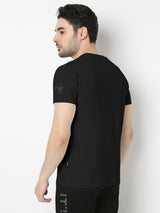 Underjeans T-Shirt Solid Black Regular Fit