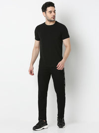 Underjeans T-Shirt Solid Black Regular Fit