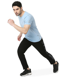 Underjeans T-Shirt Solid Blue Regular Fit