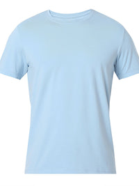 Underjeans T-Shirt Solid Blue Regular Fit