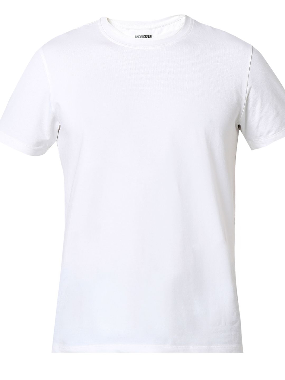Underjeans T-Shirt Solid White Regular Fit