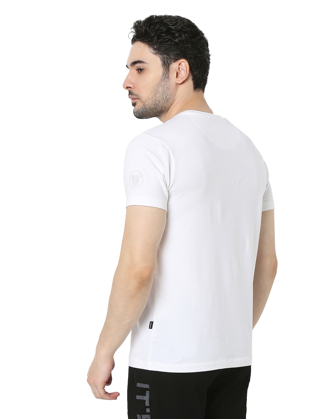 Underjeans T-Shirt Solid White Regular Fit
