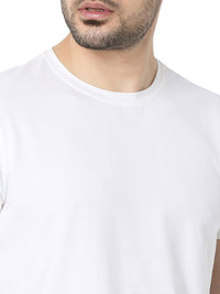 Underjeans T-Shirt Solid White Regular Fit