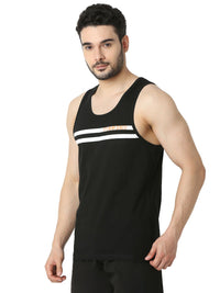 Underjeans Black Regular Fit Vest