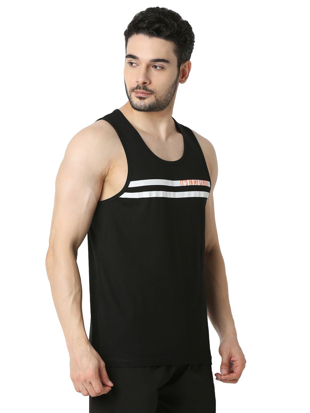 Underjeans Black Regular Fit Vest