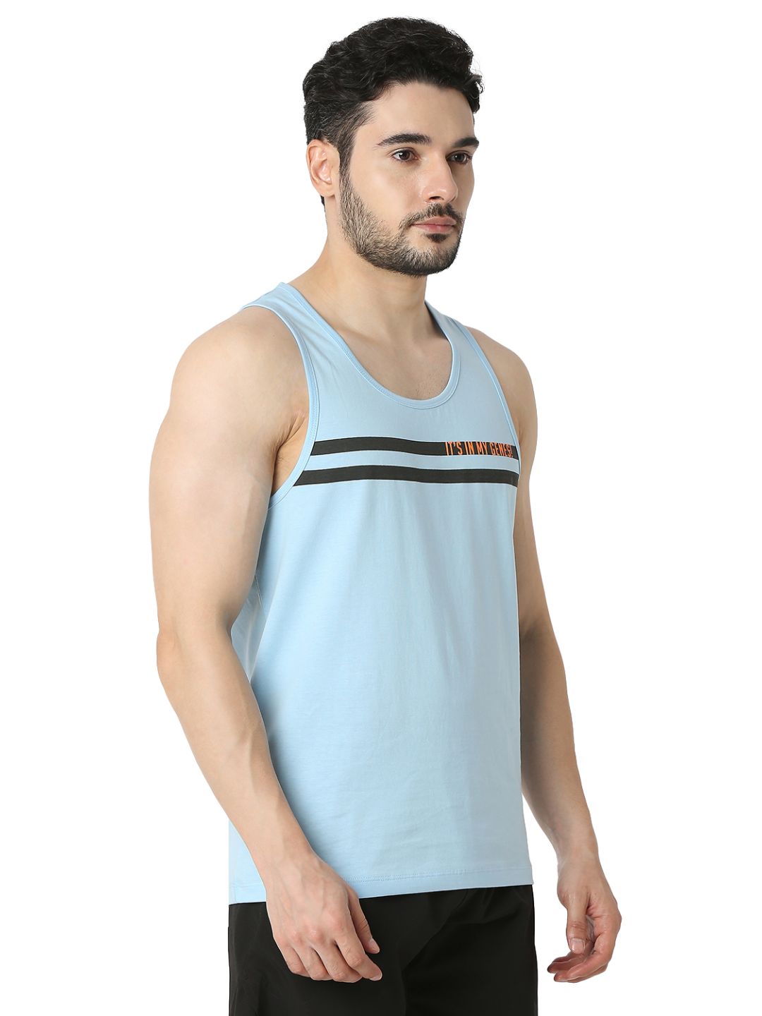 Underjeans By Spykar Men Premium Blue Vest