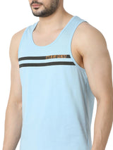 Underjeans Blue Regular Fit Vest