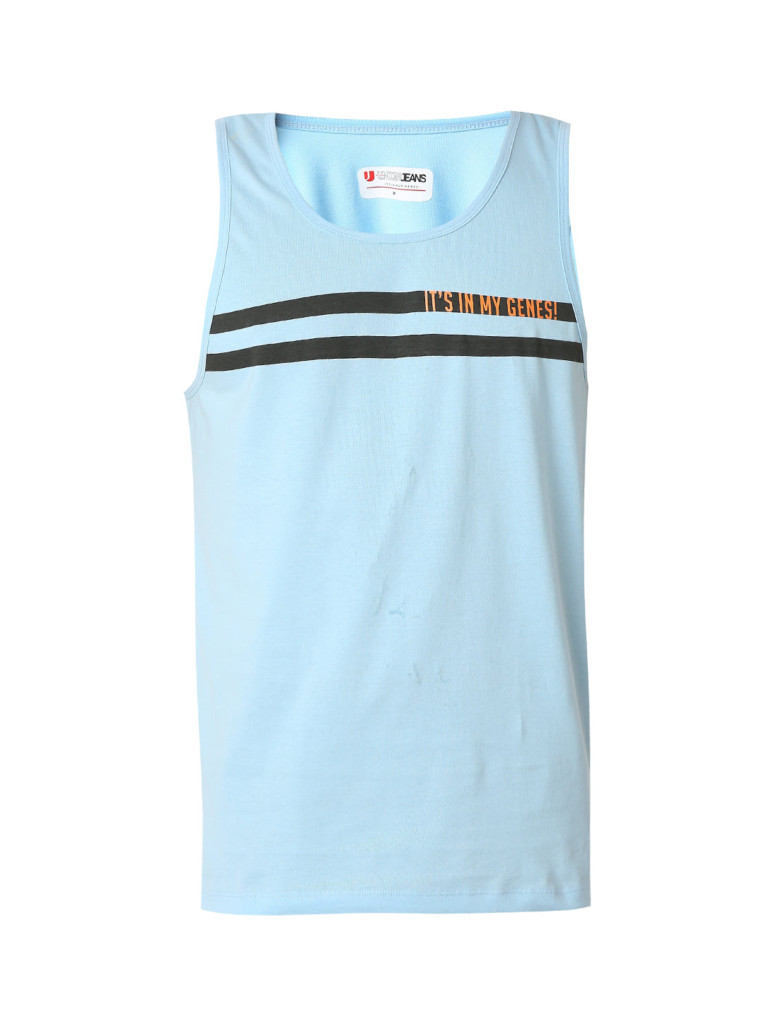 Underjeans Blue Regular Fit Vest