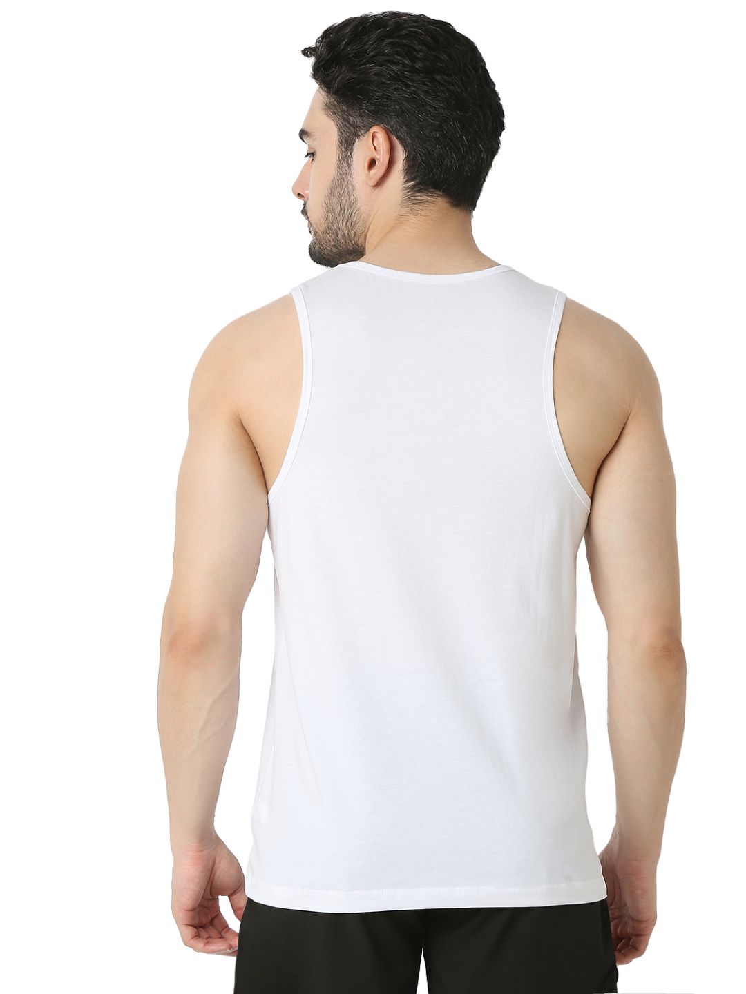 Underjeans By Spykar Men Premium White Vest