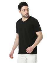 Underjeans T-Shirt Solid Black Regular Fit