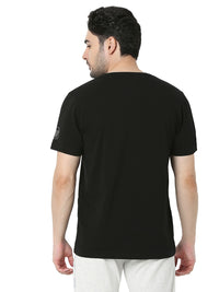 Underjeans T-Shirt Solid Black Regular Fit