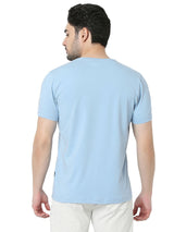 Underjeans T-Shirt Solid Blue Regular Fit