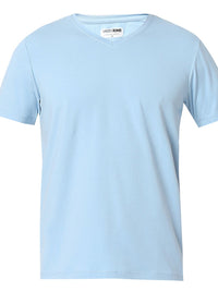 Underjeans T-Shirt Solid Blue Regular Fit
