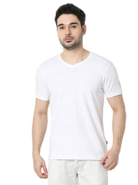Underjeans T-Shirt Solid White Regular Fit