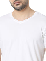 Underjeans T-Shirt Solid White Regular Fit
