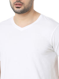 Underjeans T-Shirt Solid White Regular Fit