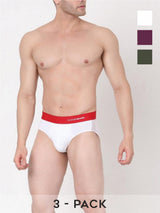 Underjeans Pack Of 3 Cotton Briefs