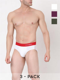 Underjeans Pack Of 3 Cotton Briefs
