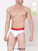Underjeans Pack Of 3 Cotton Blend Briefs