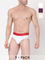 Underjeans Pack Of 3 Cotton Blend Briefs