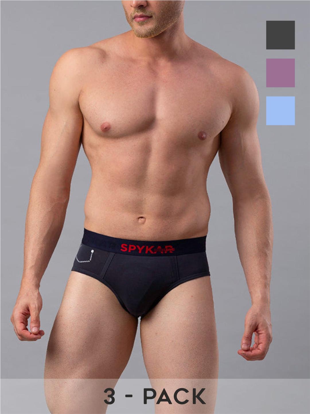 Underjeans Pack Of 3 Cotton Blend Briefs