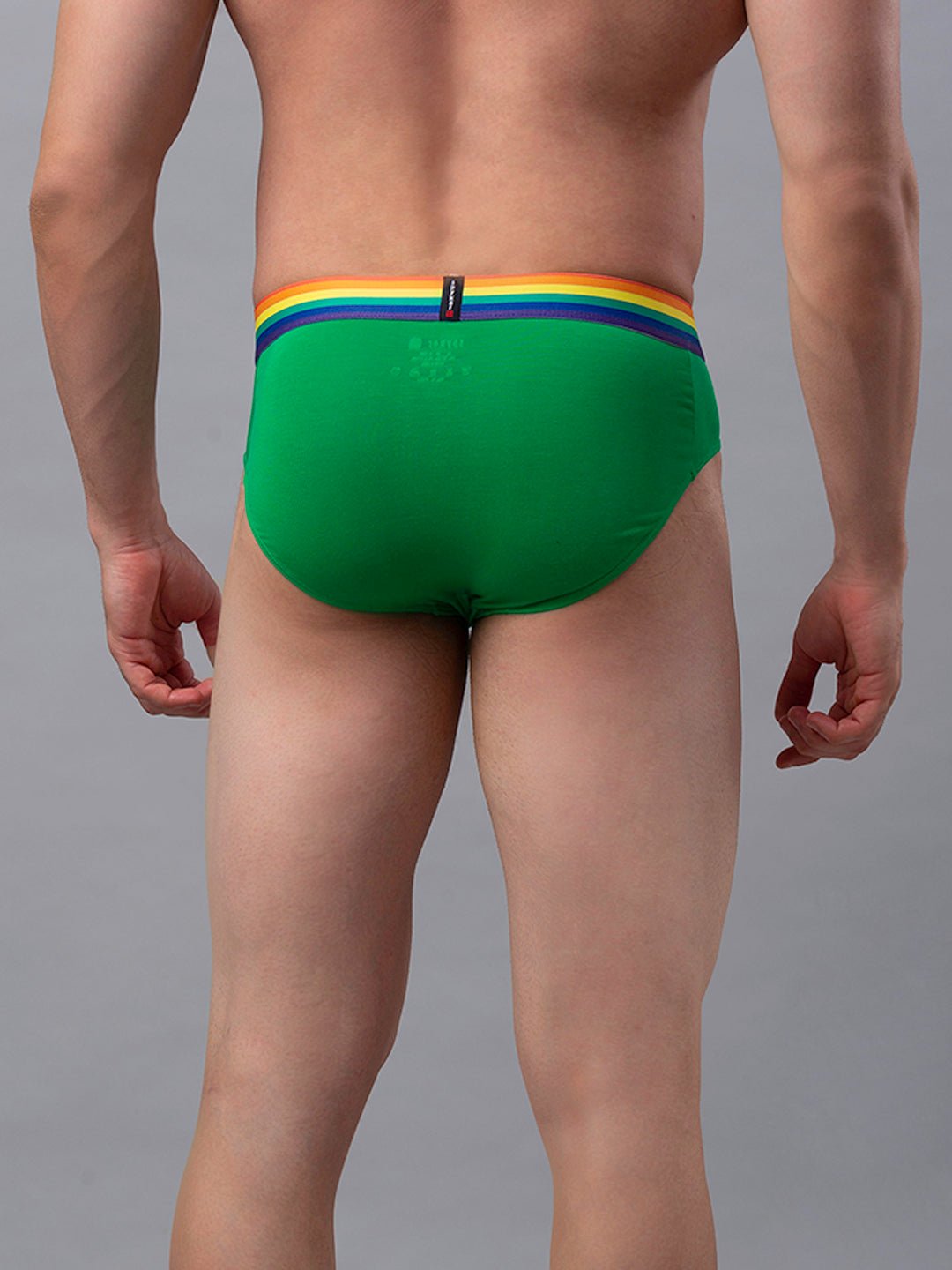 Underjeans Pack Of 2 Multicolor Cotton Blend Brief