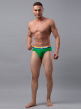 Underjeans Pack Of 2 Multicolor Cotton Blend Brief