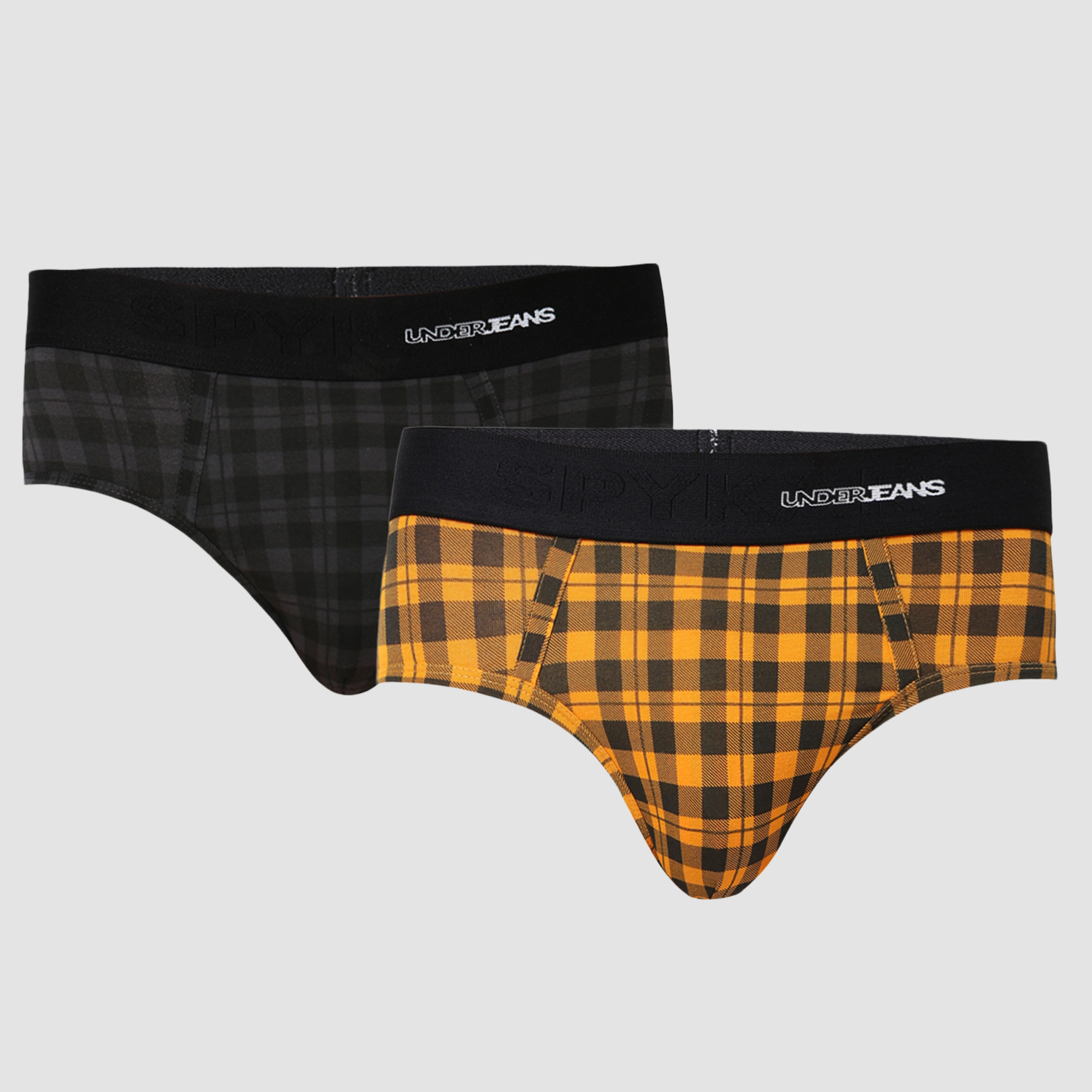 Underjeans Pack of 2  Cotton Blend Mid Rise Mid-Rise Briefs