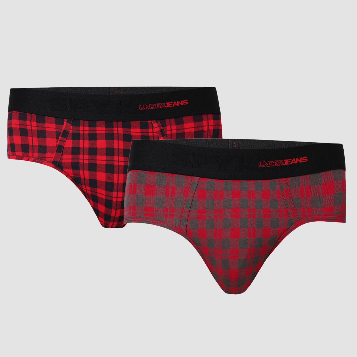 Underjeans Pack of 2  Cotton Blend Mid Rise Mid-Rise Briefs