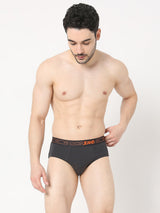 Underjeans Pack Of 2 Multicolor Cotton Blend Brief