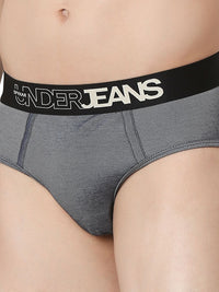 Underjeans Dark Blue Regular Fit Brief
