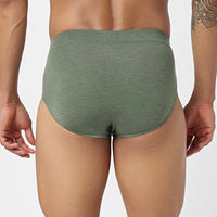 Underjeans Olive Spandex Brief