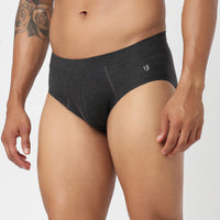 Underjeans Dark Grey Spandex Brief